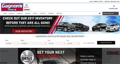 Desktop Screenshot of gagnonsautoandrv.com